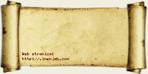 Avram Mališananin vizit kartica